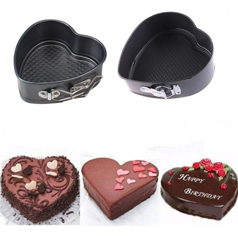 Moldes De Torta Corazon Moldes De Queque Molde De Corazón Gris