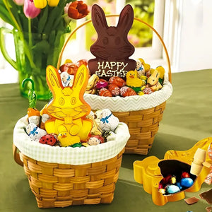 Set 2 Molde Conejo De Pascua Molde Silicona Molde Chocolate Molde De Silicona Para Pastel De Conejo De Pascua Decoración De Pasteles De Conejo Molde De Conejo Grande 3d Pasteleriuscl Blanco