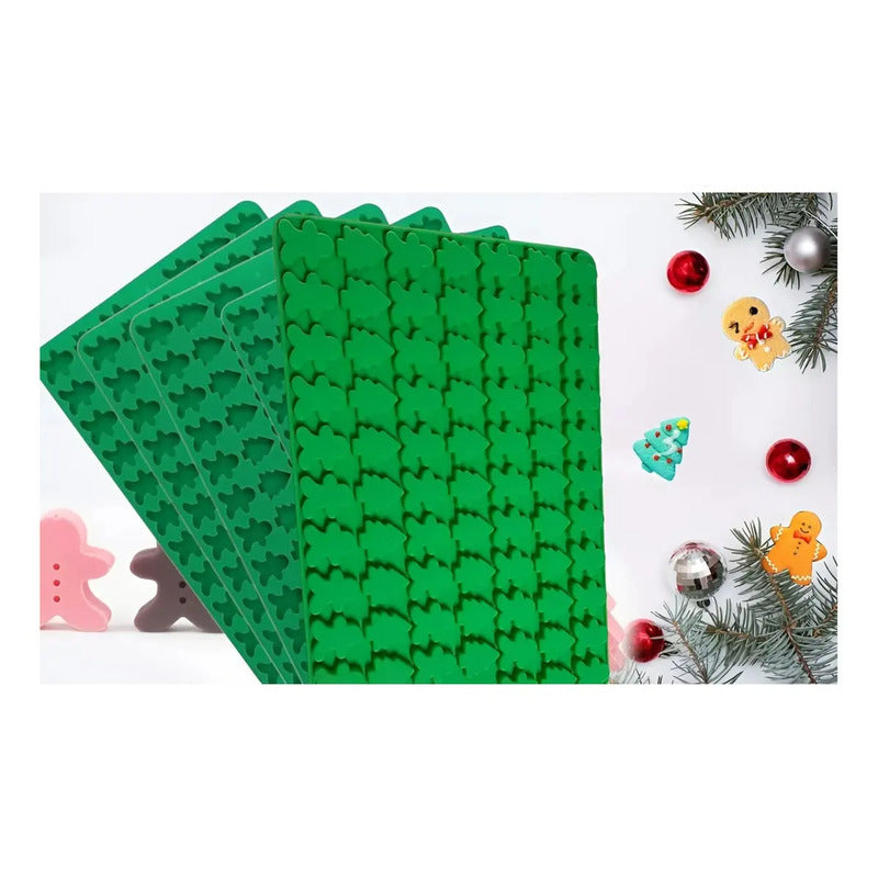 Moldes Chocolate Molde Silicona Navidad Arbol Jengibre 76cav Molde Reposteria Moldes De Navidad De Silicona Insumo Para Reposteria Molde Navidad Molde Navideño Para Chocolates Pasteleriuscl