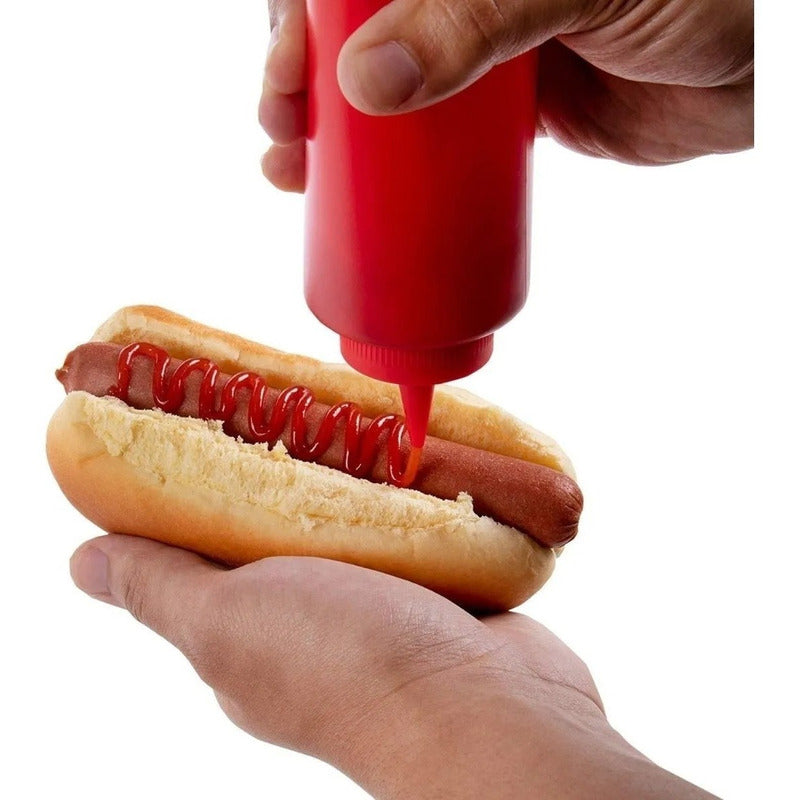 Set De 2 Pote De Salsas Dispensador Dispensadores Para Salsa Al Azar