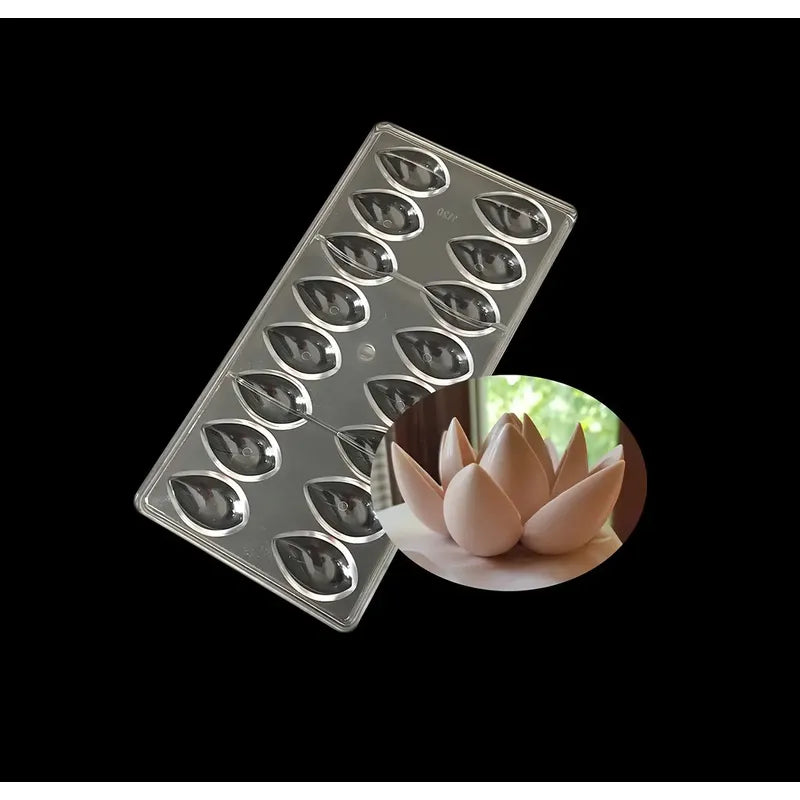 Molde Chocolate Acrilico Molde De Chocolate Molde Ovalado Molde Ovalado Moldes De Bombones Moldes Para Trufas Bombones... Transparante