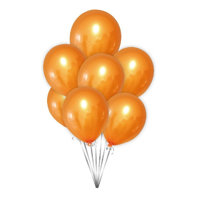 25 Set De Cumpleaños Globos Cumpleaños Globo Naranja 0959
