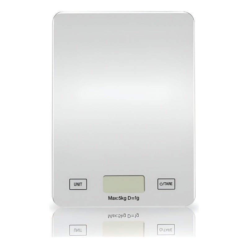 Gramera Digital Pesa Gramera Cocina Pesa Alimentos 5kg/0.01g Plateado 5 Kg