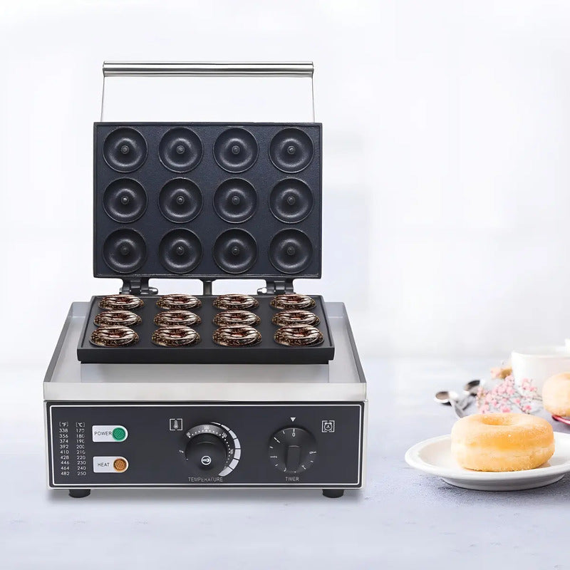 Máquina De Mini Donas Pasteleriuscl 12 Cavidades 1500w Antiadherente