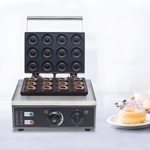 Máquina De Mini Donas Pasteleriuscl 12 Cavidades 1500w Antiadherente