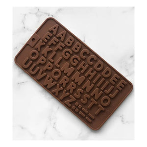 Moldes Chocolate Moldes De Silicona Molde Doble Abecedario