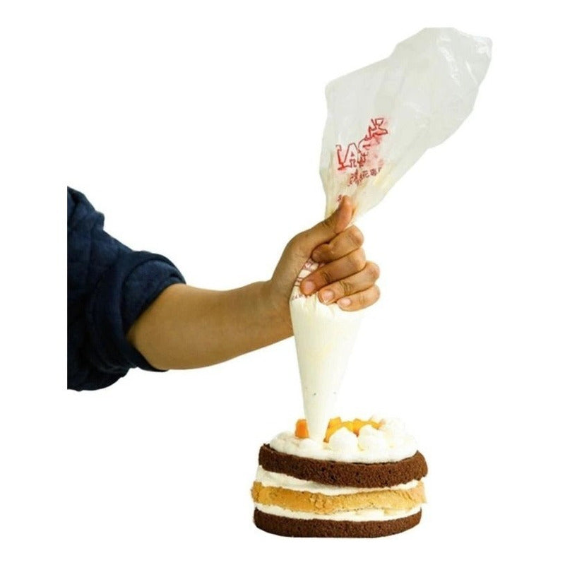 Pack X300 Mangas Pasteleras Desechables Manga Desechable M Transparente