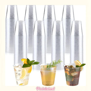 25 Vasos Acrilicos Postres Vasos Plasticos Vasos Postre 3oz/50ml Vasos De Chupito Pequeños Ideales Para Fiestas Vaso De Plástico Multiusos Mini Vasos De Plástico Transparente Para Postre Pasteleriuscl