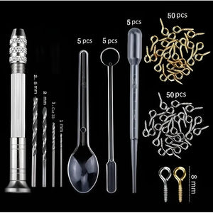 Kit Resina Moldes De Resina Epoxica Artesanias Aros 85pcs Multicolor