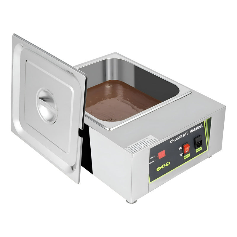 Maquina De Chocolates Olla Fondue Olla Para Fundir Chocolate Plateado