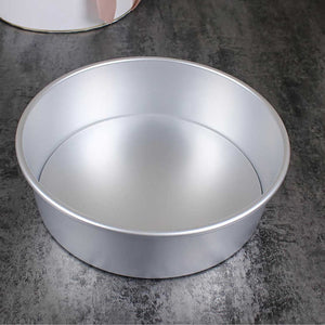 Moldes Queque Redondo De Aluminio Para Torta 26cm Color Gris Pastelería Cl