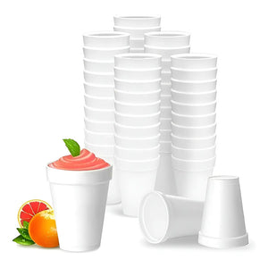Set 100 Vasos Termicos Vasos Desechables Vaso Descartable Vasos De Plumavit Vaso Cafe Vaso Plumavit Vaso De Cafe Vaso Para Te Vaso De Te Vaso De 10oz Vaso De 296ml Pasteleriuscl Blanco