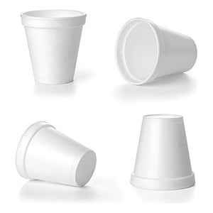 X1000 Vasos Plumavit Termico Vasos Desechable Vaso 6oz/177ml