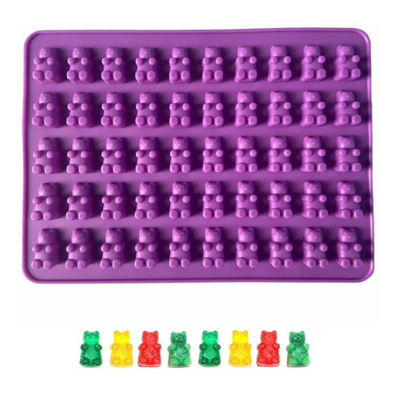 Molde De Silicona Ositos Moldes Silicona Reposteria 50 Osito