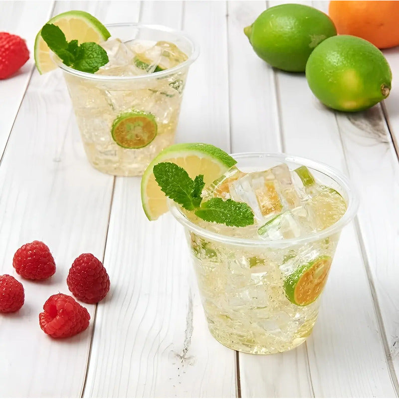 100 Vaso Plastico Vasos Desechables Vaso Pequeño 5oz 148ml Transparente