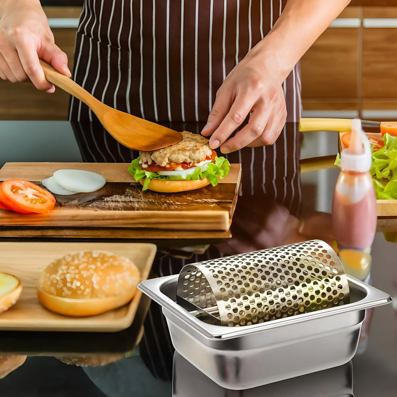 Esparcidor De Mantequilla Rueda Mantequillera Rodillo 100mm Plateado