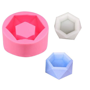 2 Moldes De Silicona Maceta Molde De Velas Molde Yeso Maceta