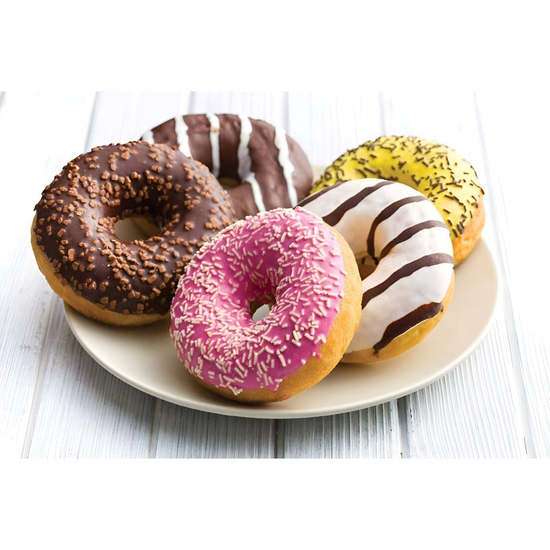 Pack X2 Moldes De Silicona Donas Moldes Donuts Molde Dona 6 Multicolor.