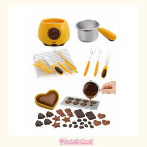 Maquina Para Derretir Chocolate Fondue Chocolat Chocolatera  Amarillo