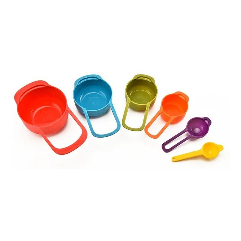 Cucharas Tazas Medidoras Cucharas Medidoras Plastico Colores Variado
