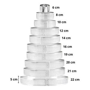 10 Moldes Reposteria Molde Tartaleta Molde Microperforado Reposteria Utensilios Molde Aro Microperforado Molde Kuchen Molde Aro Anillo Microperforado Molde Para Tartas Pasteleriuscl