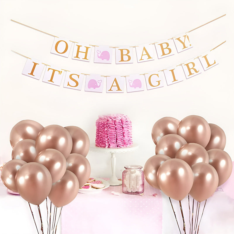 Pack 25 Set De Cumpleaños Globos Cumpleaños Globo Metalizado