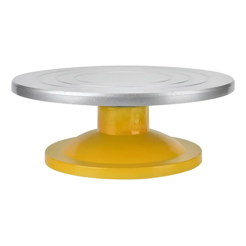 Base Giratoria Tortas Plato Giratorio Base Aluminio 32cm Porta Torta Alzadores De Torta Exhibición Tortas Base Giratoria De Aluminio Para Decoraciones Base Para Tortas Porta Cupcakes Pasteleriuscl
