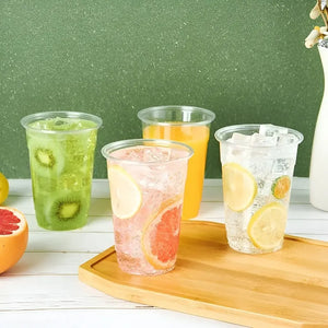 50 Vasos Plasticos Desechables Vasos Para Bebidas 13oz 400ml Transparente
