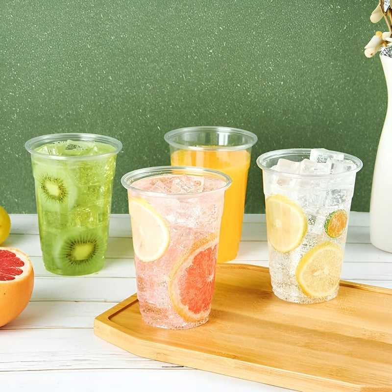 50 Vasos Plasticos Desechables Vasos Para Bebidas 13oz 400ml Trasparente