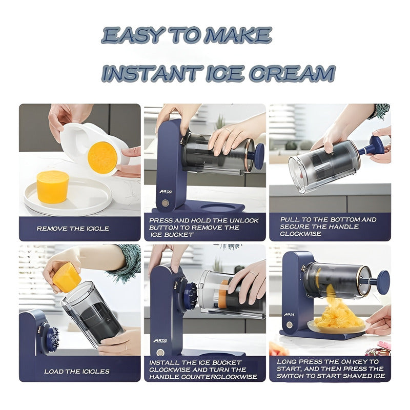 Maquina Helado Maquina Para Hacer Helado Maquina Helados Usb Multicolor / Maquina Helado Usb 50 60 Hz