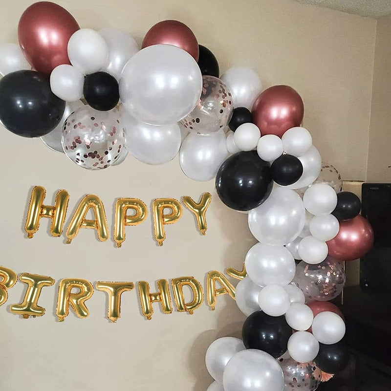 Pack X25 Set De Cumpleaños Globos Cumpleaños Globos Perlado Redondo Pack X25 Globos Perlado 100933