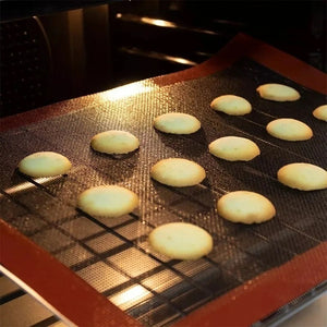 Pack 4 Lamina De Silicona Tapete Horno Microperforado Silpat