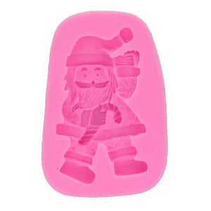 Molde De Silicona Molde Santa Molde Fondant Viejito Pascuero