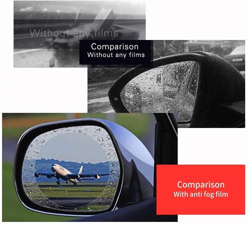 2 Lamina Antiempañante Anti Agua Laminas Espejo Retrovisor #969472639