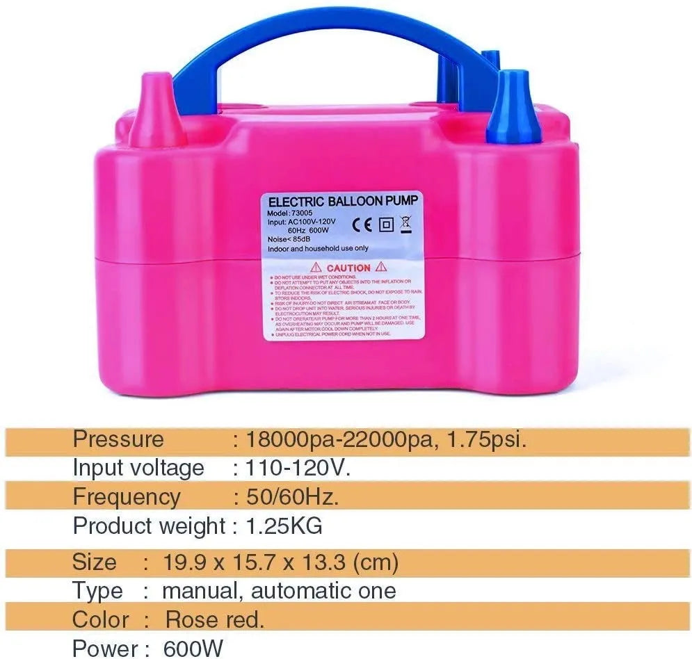 Inflador De Globos Eléctrico Maquina Para Inflar Globos
