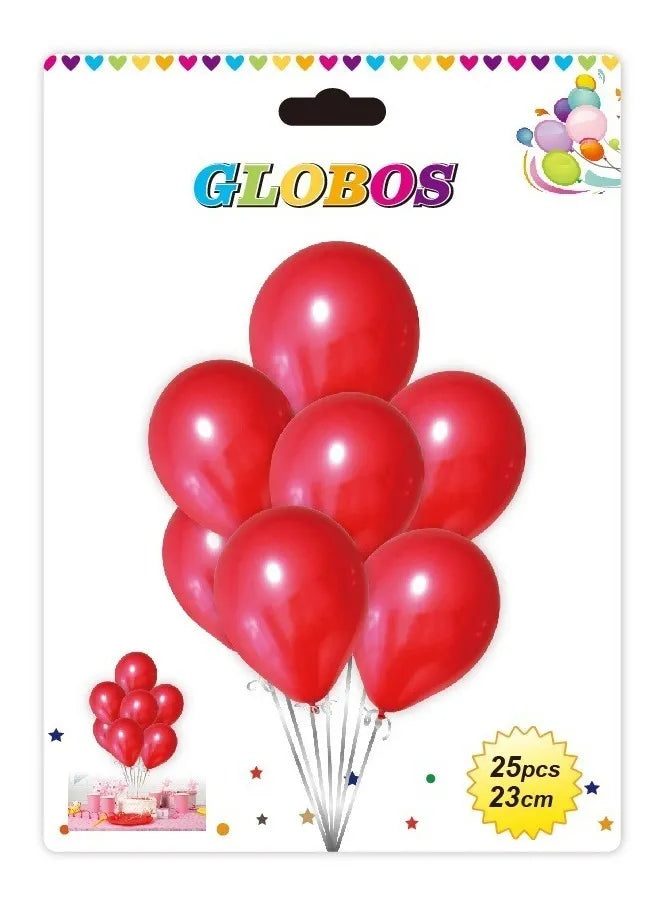 Pack 25 Set De Cumpleaños Globos Cumpleaños Globo Metalizado