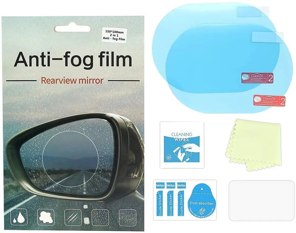 2 Lamina Antiempañante Anti Agua Laminas Espejo Retrovisor #969472639