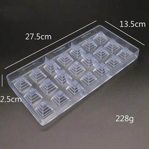 Moldes Chocolate Moldes De Chocolate Policarbonato Piramide