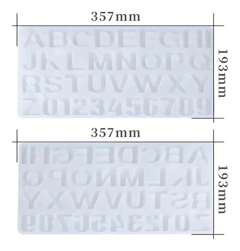 Molde De Silicona Letras Moldes Silicona Reposteria 36 Cavid
