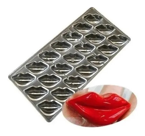 Molde Chocolate Acrilico Molde De Chocolate Molde De Beso
