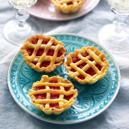 Pack X6 Moldes Tartaleta Desmontable Tarta Individual 8,5cm