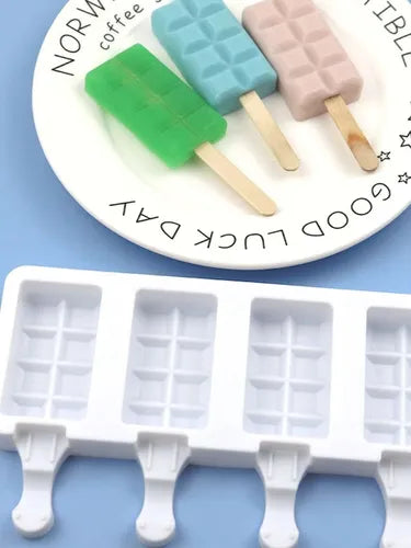 Moldes De Silicona Para Helados Molde Paletas Helado Mini051