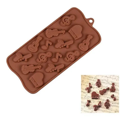 Moldes De Chocolate Moldes Silicona Chocolate Instrumentos