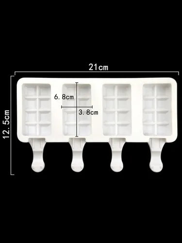 Moldes De Silicona Para Helados Molde Paletas Helado Mini051
