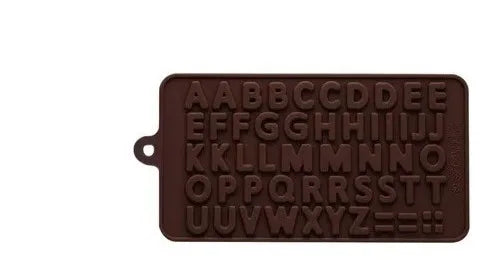 Moldes Chocolate Moldes De Silicona Molde Doble Abecedario