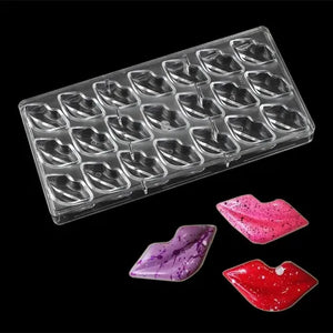 Molde Chocolate Acrilico Molde De Chocolate Molde De Beso