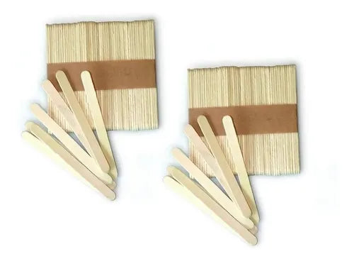 Pack X100 Palos Madera Paletas Palitos Helado Palos Helado