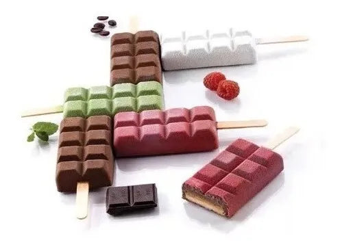 Moldes De Silicona Para Helados Molde Paletas Helado Mini051