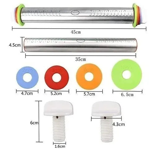 Uslero Acero Inoxidable Uslero Ajustable Uslero Fondant 45cm