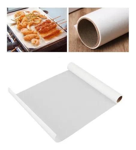 Rollo De Papel Mantequilla Papel Para Hornear Papel De 5mts